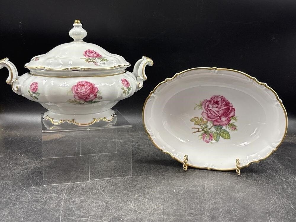 Hutschenreuther Selb Pasco “The Dundee” Vintage Serving Bowl Set